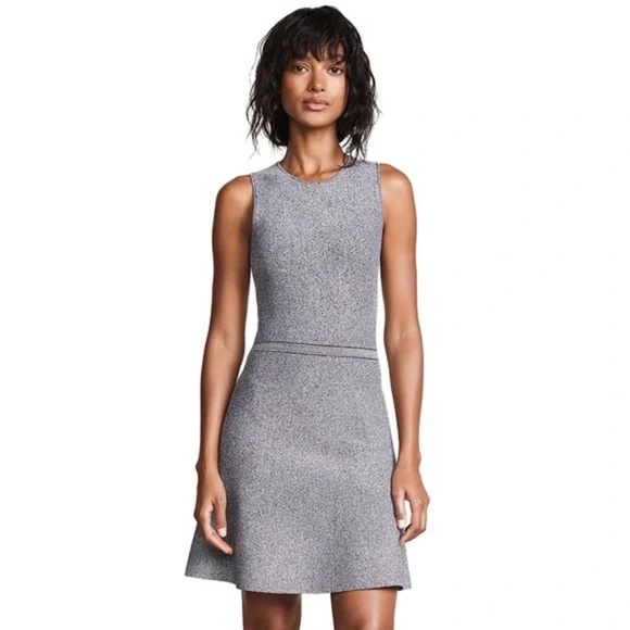 Theory Marled Flare Knit Dress 